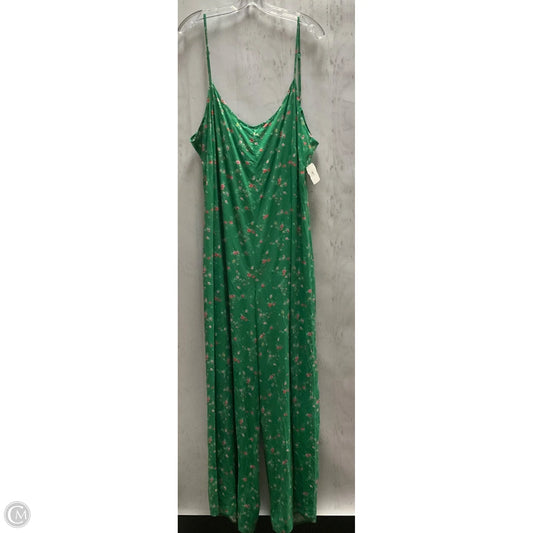 Jumpsuit By Asos In Green, Size: 2x