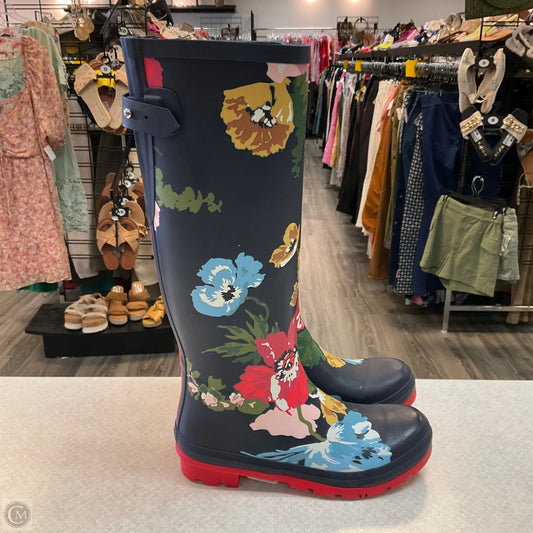 Boots Rain By Joules In Floral Print, Size: 8