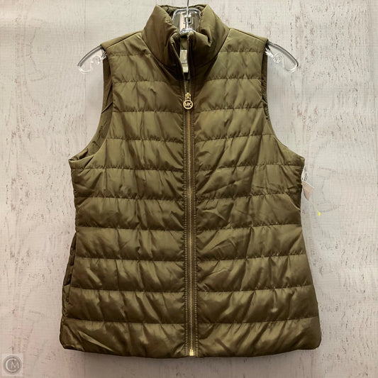 Vest Puffer & Quilted By Michael By Michael Kors In Green, Size: S