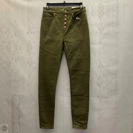 Jeans Skinny By Loft In Green, Size: 0