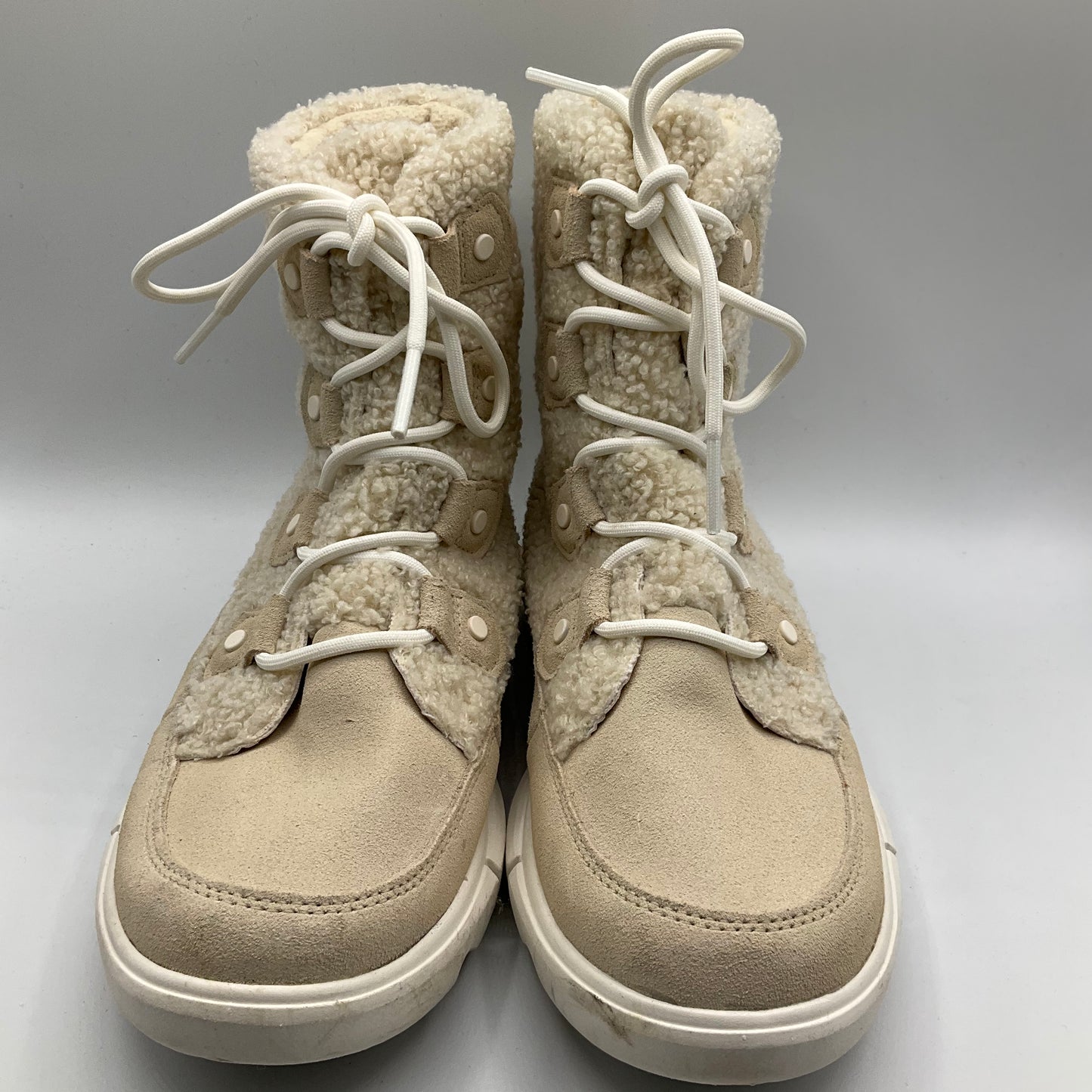 Boots Snow By Sorel In Cream, Size: 6.5