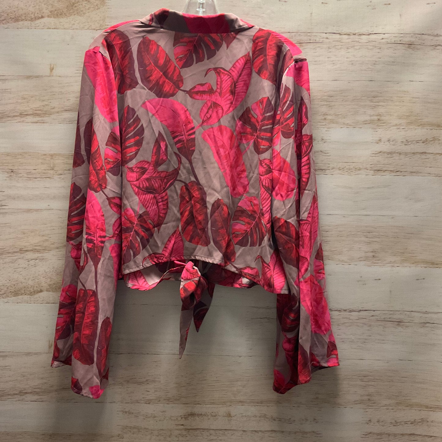 Top Long Sleeve By Venus In Floral Print, Size: Xl