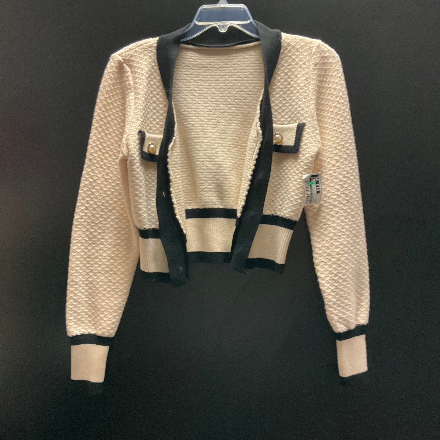 Cardigan By Clothes Mentor In Beige, Size: M