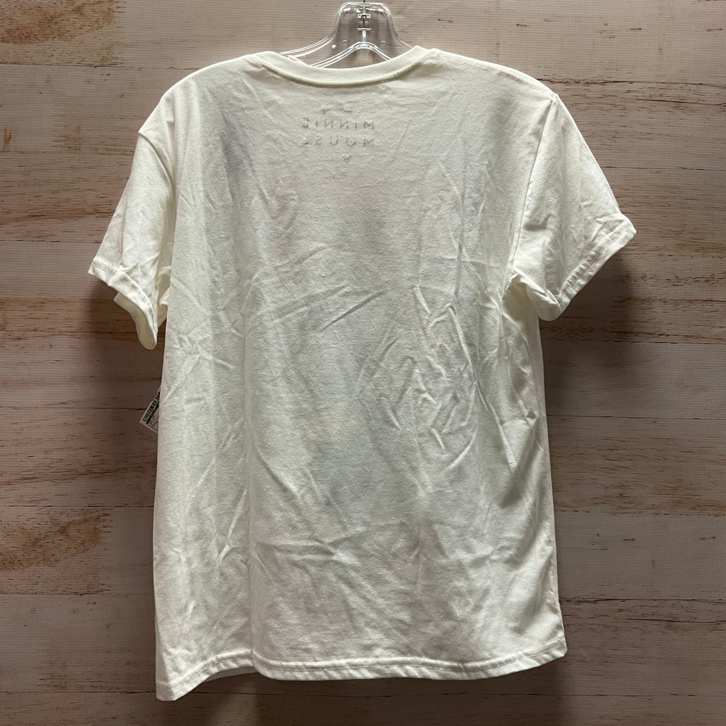 Top Short Sleeve By Clothes Mentor In White, Size: L