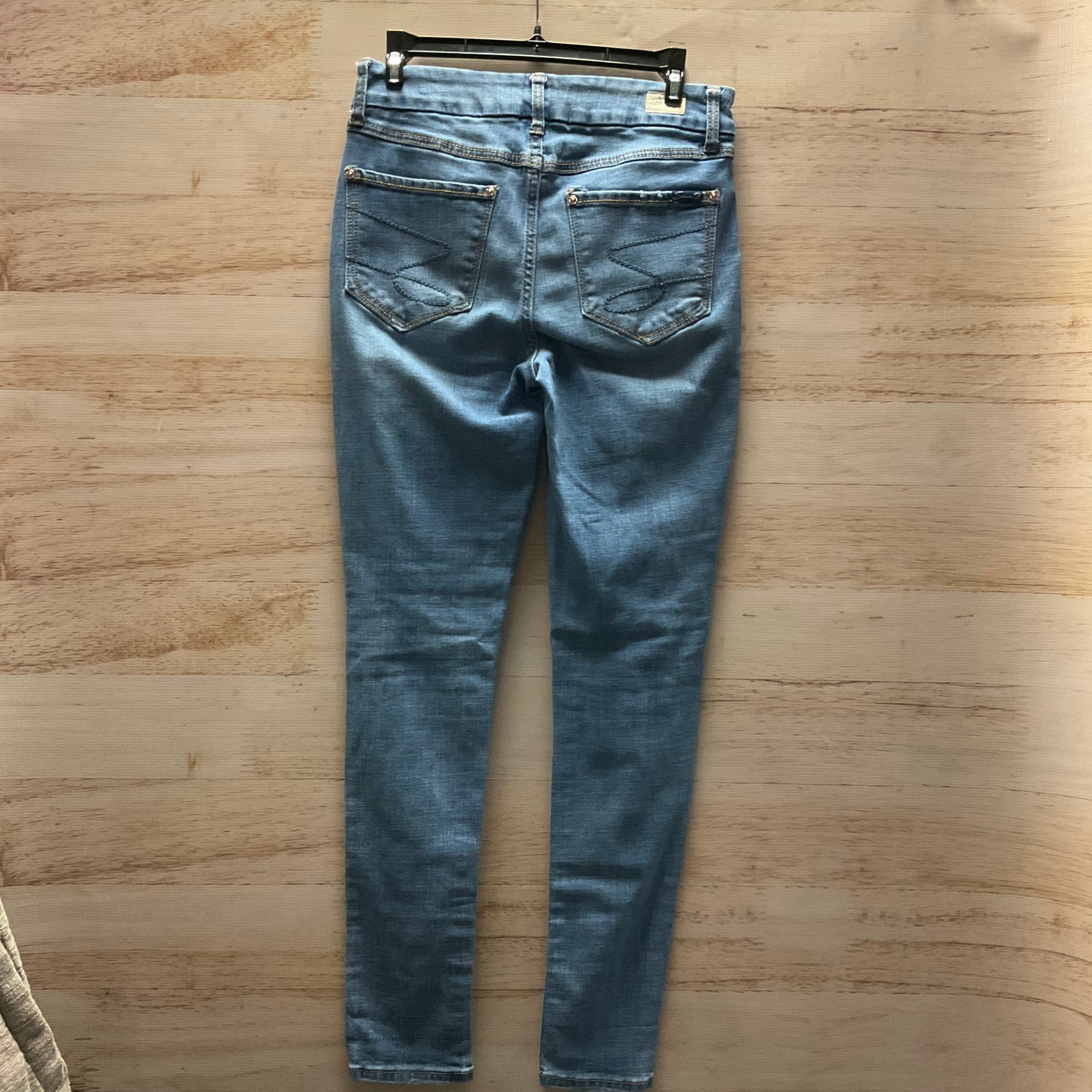 Jeans Skinny By 7 For All Mankind In Blue Denim, Size: 4