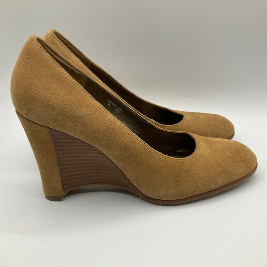 Shoes Heels Wedge By Donald Pliner In Tan, Size: 9.5