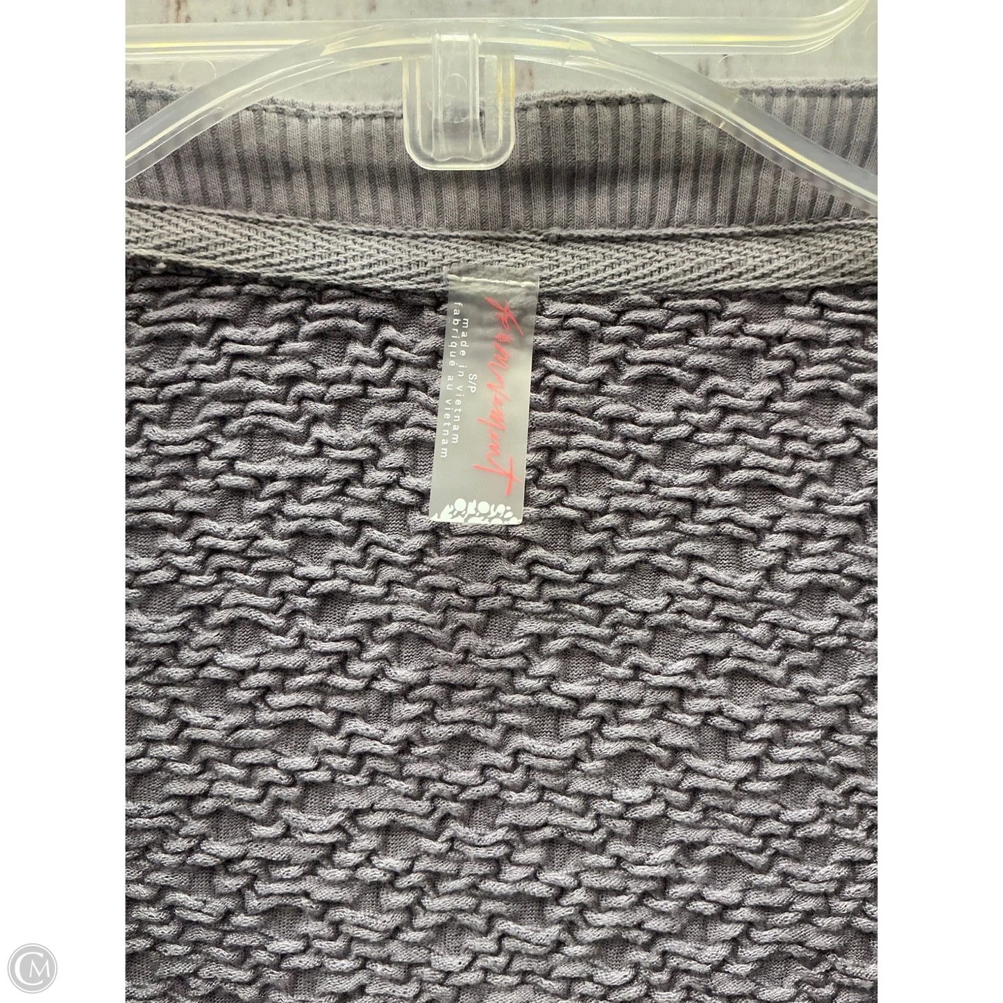 Top Long Sleeve By Free People In Purple, Size: S