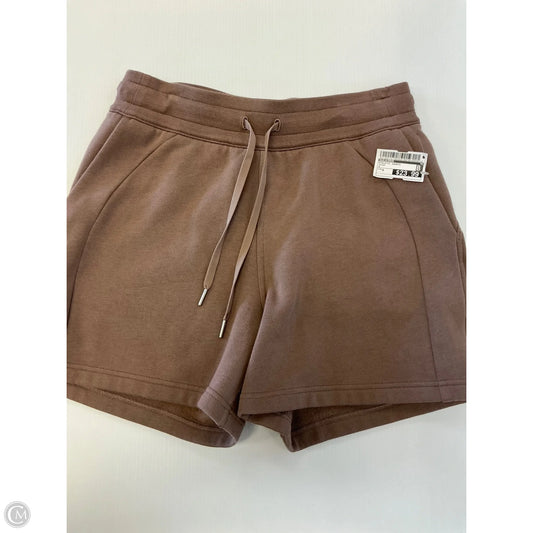 Athletic Shorts By Lululemon In Brown, Size: 8