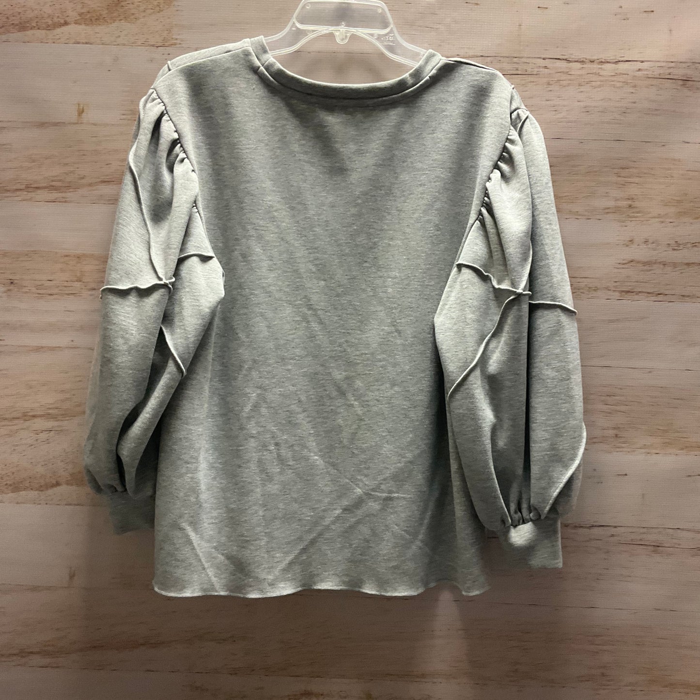 Sweatshirt Crewneck By Clothes Mentor In Grey, Size: S