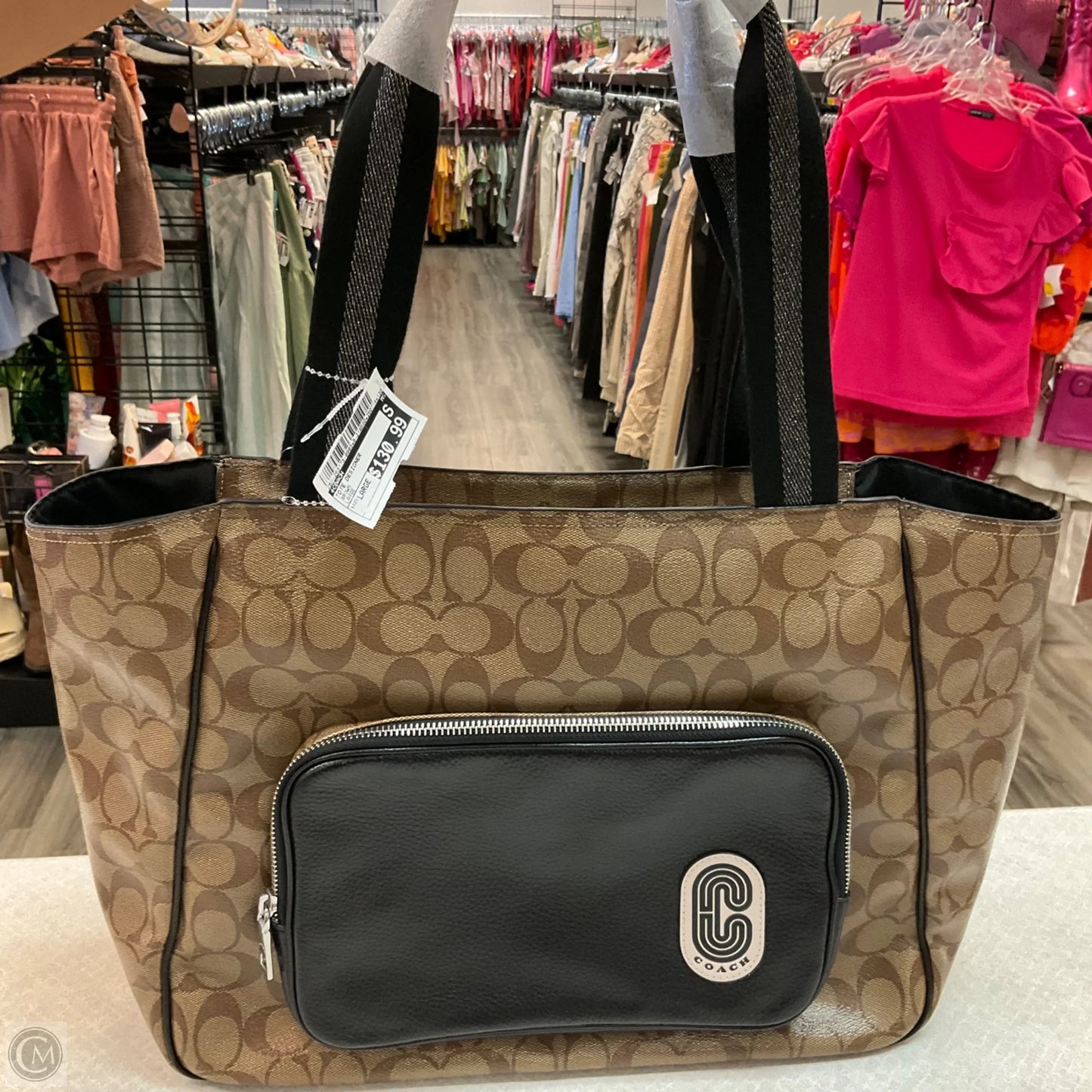 Tote Designer By Coach, Size: Large