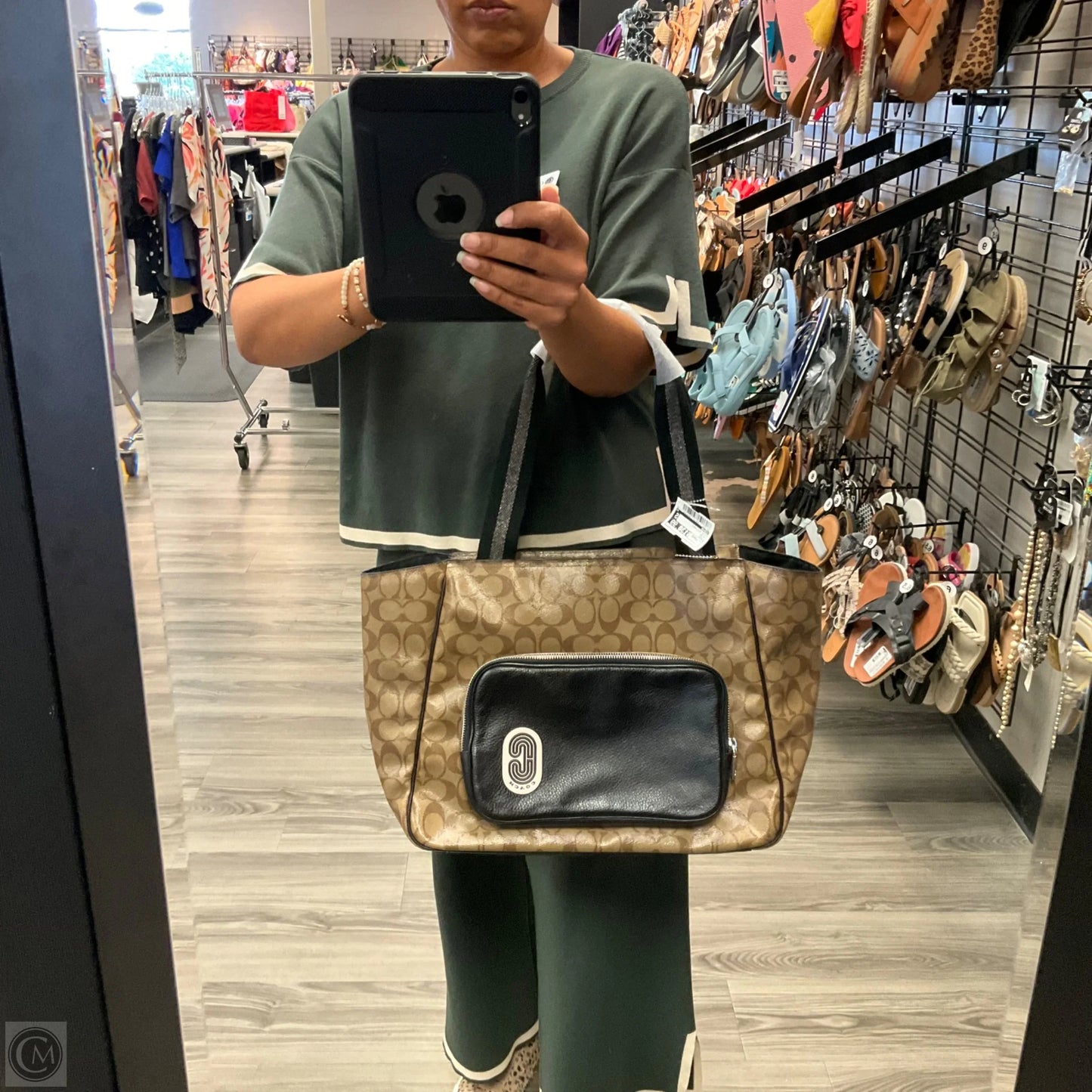 Tote Designer By Coach, Size: Large