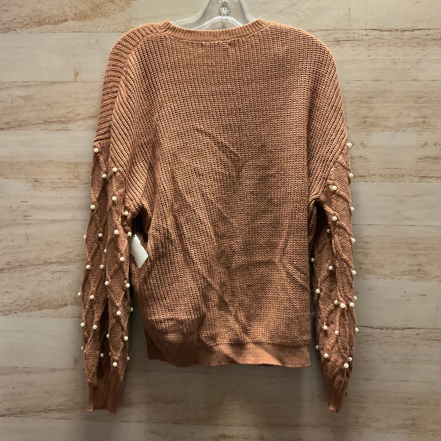 Sweater By Clothes Mentor In Brown, Size: S