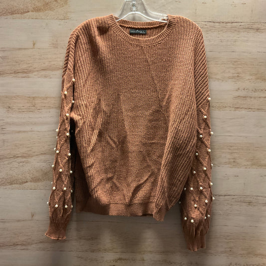 Sweater By Clothes Mentor In Brown, Size: S