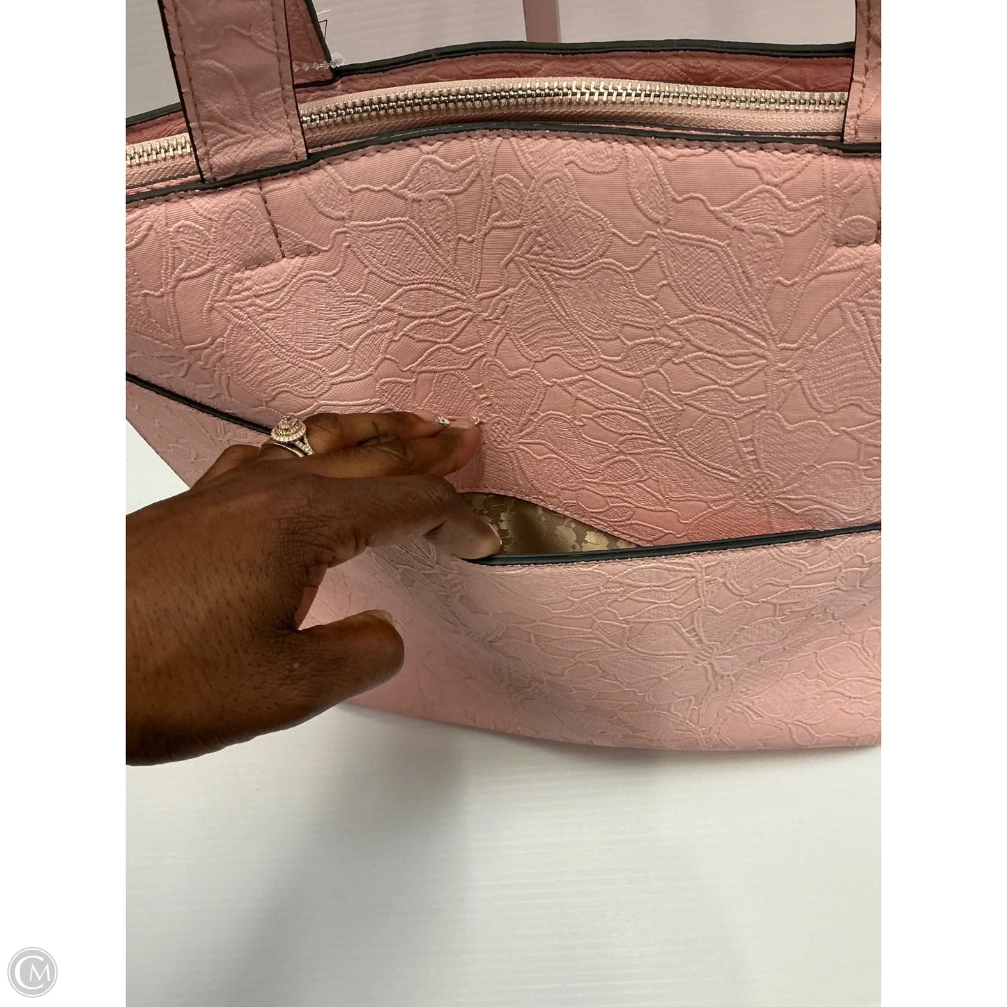Handbag Designer By Karl Lagerfeld, Size: Large
