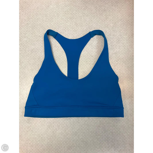 Athletic Bra By Lululemon In Blue, Size: 4