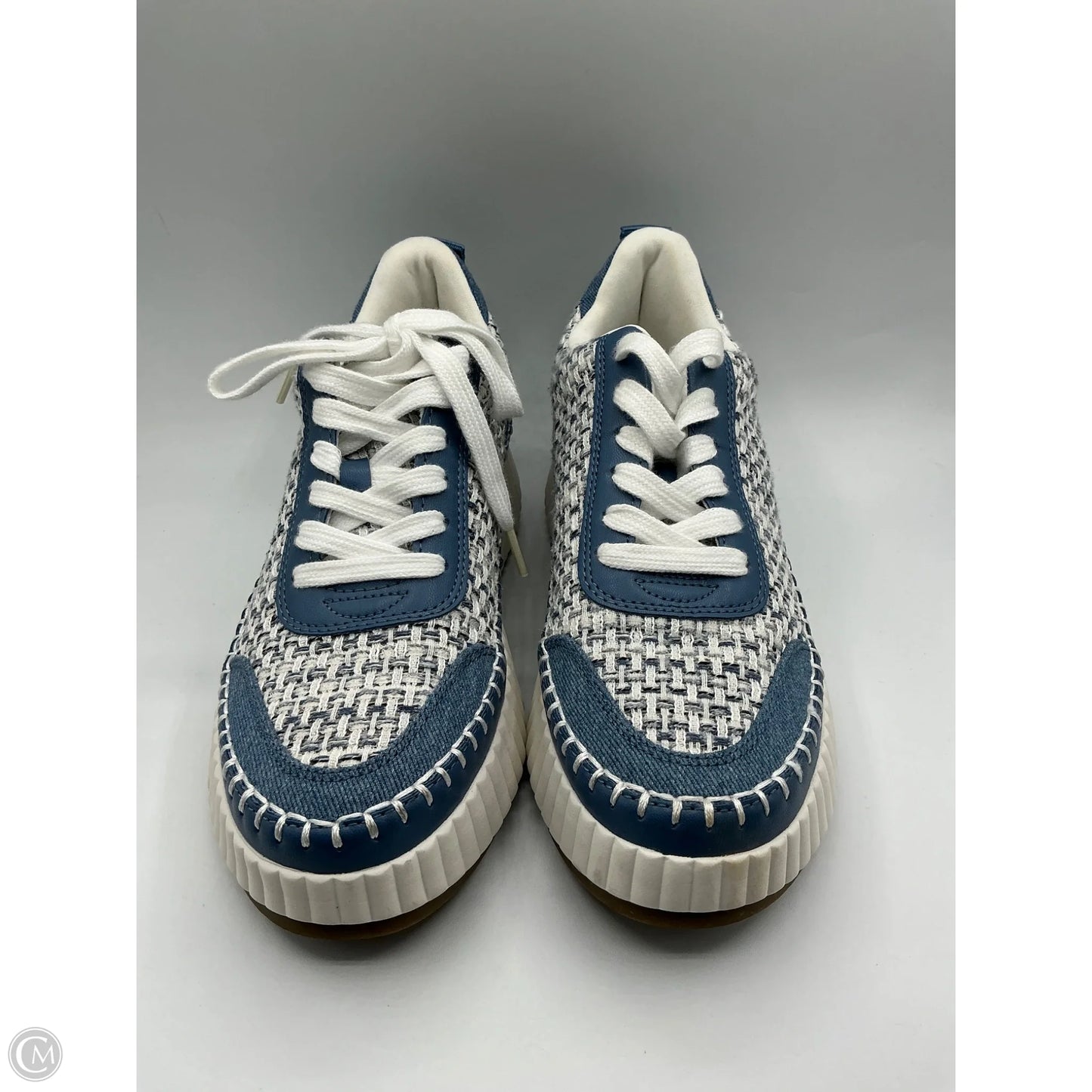 Shoes Sneakers By Universal Thread In Blue & White, Size: 7