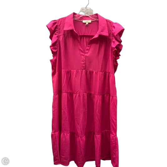 Dress Casual Short By Umgee In Pink, Size: Xl