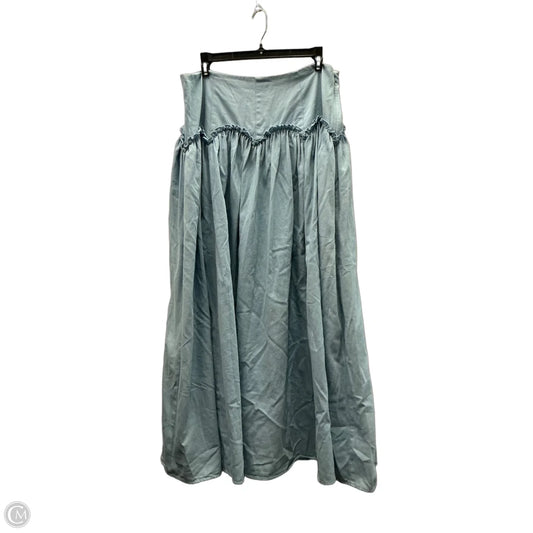 Skirt Maxi By Mare Mare In Blue, Size: L