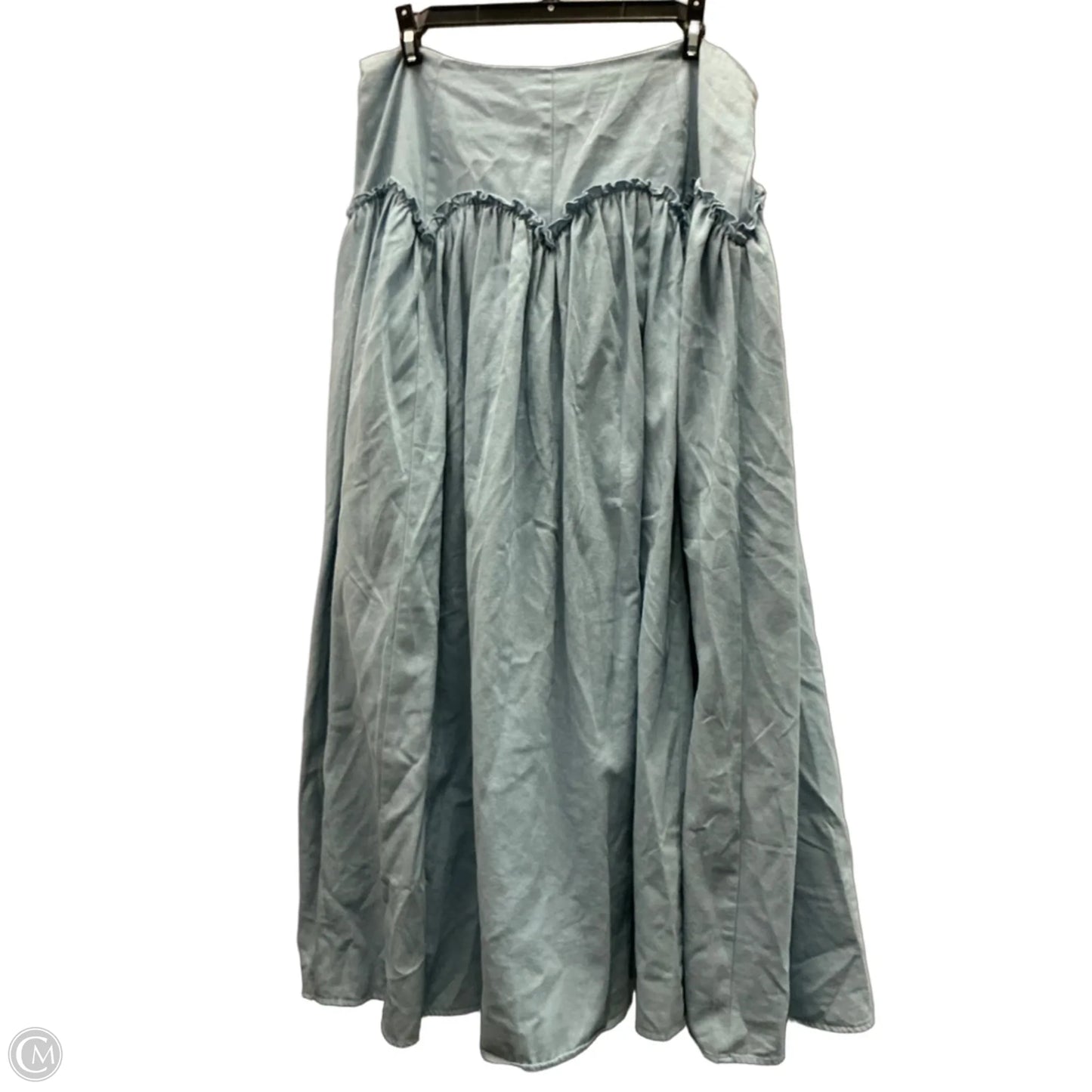 Skirt Maxi By Mare Mare In Blue, Size: L