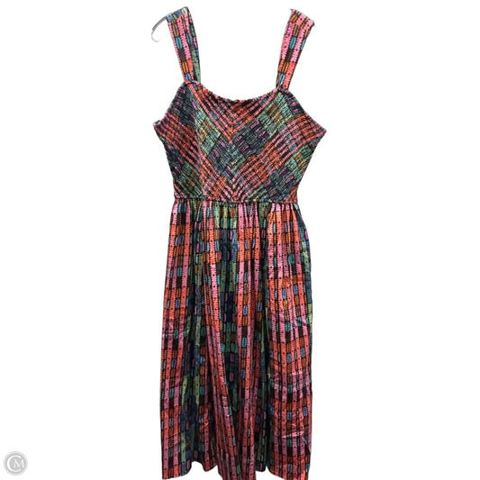 Dress Casual Midi By Nic + Zoe In Multi-colored, Size: Xl