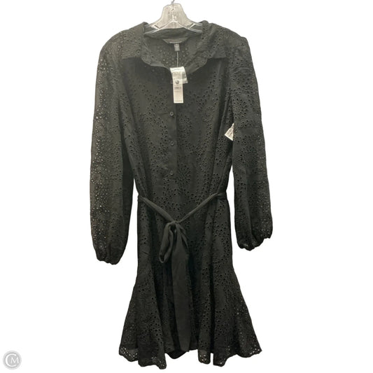 Dress Casual Short By White House Black Market In Black, Size: 16
