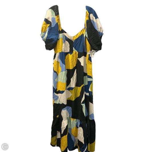 Dress Casual Maxi By Nine West Apparel In Multi-colored, Size: Xl