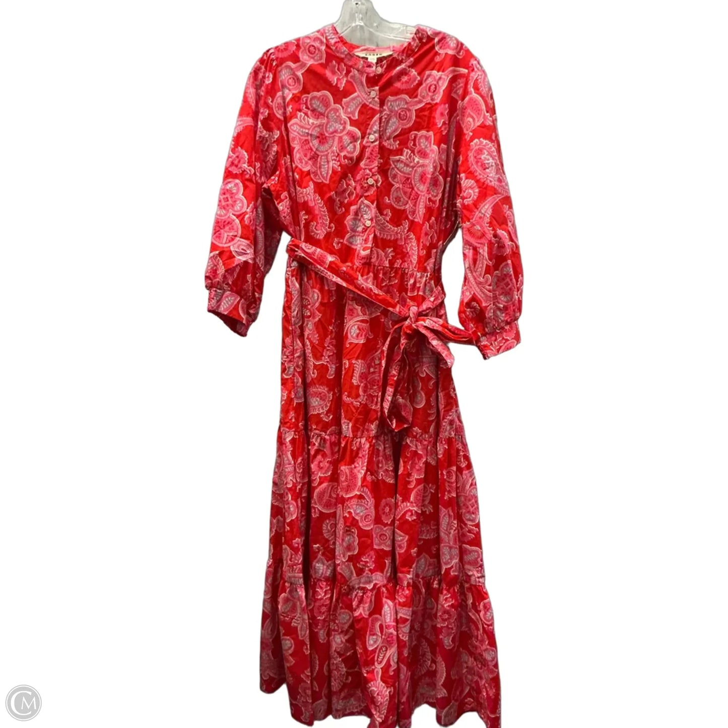Dress Casual Maxi By Boden In Red, Size: 16