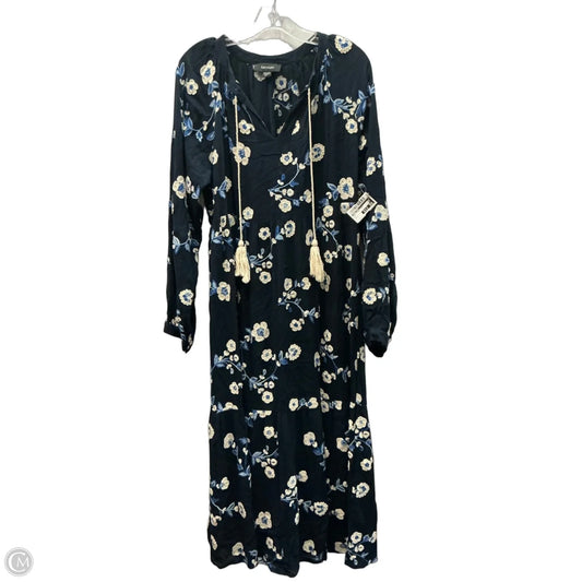 Dress Casual Midi By Karen Kane In Blue, Size: L
