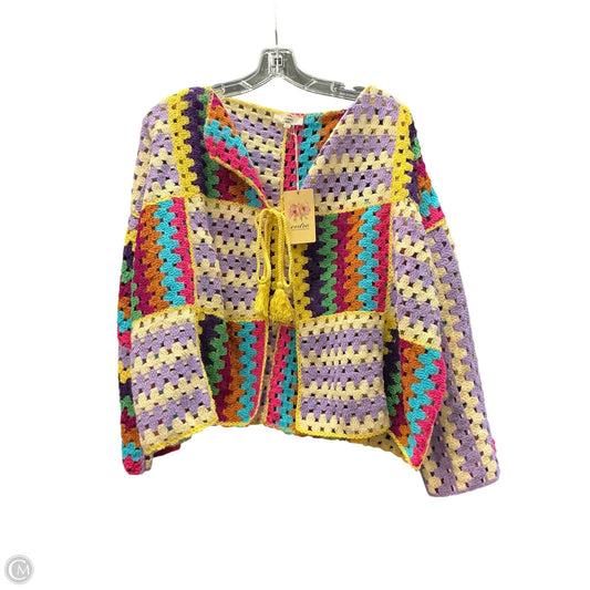 Cardigan By Entro In Multi-colored, Size: Osfm