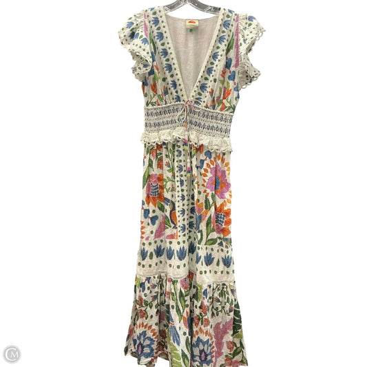 Dress Casual Maxi By Farm Rio In Multi-colored, Size: L
