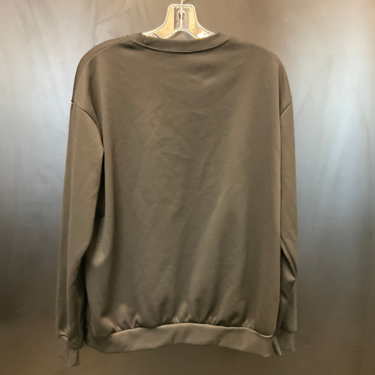 Sweatshirt Crewneck By Clothes Mentor In Black, Size: L