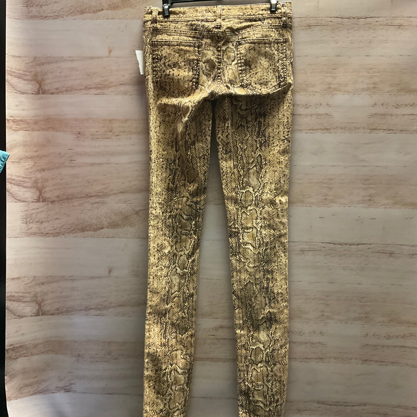 Jeans Skinny By Tory Burch In Snakeskin Print, Size: 4