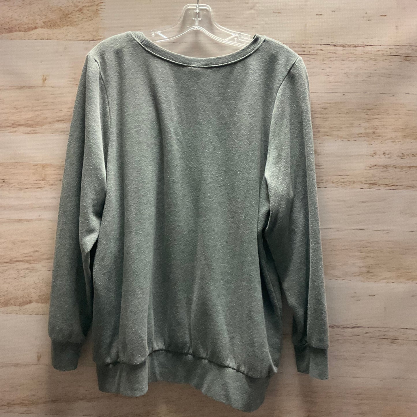 Sweatshirt Crewneck By Clothes Mentor In Grey, Size: XL