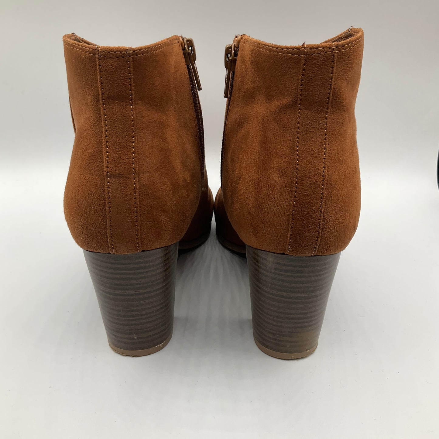 Boots Ankle Heels By Old Navy In Brown, Size: 9