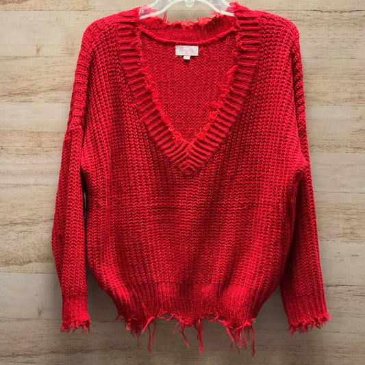 Sweater By Pink Lily In Red, Size: S