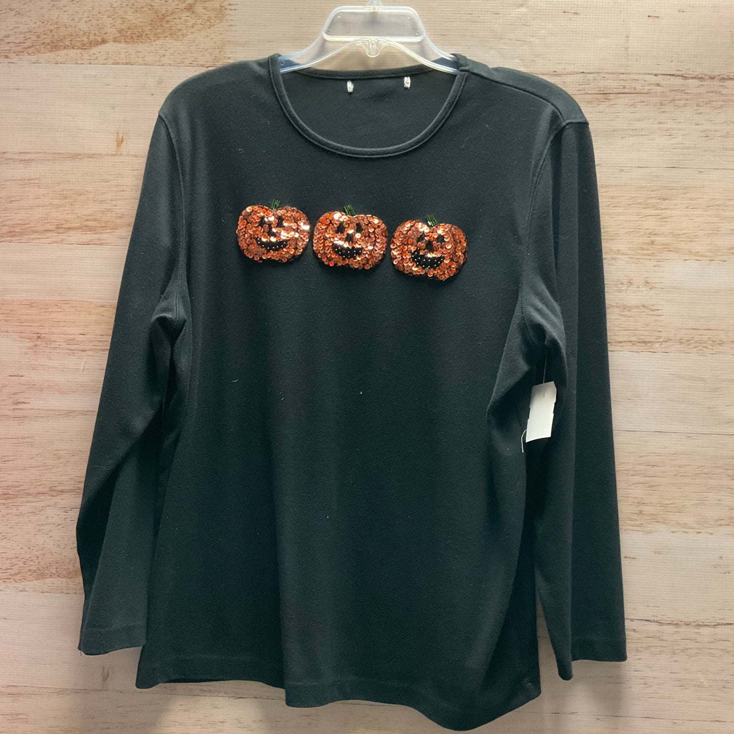 Top Long Sleeve Basic By Clothes Mentor In Black, Size: Xl