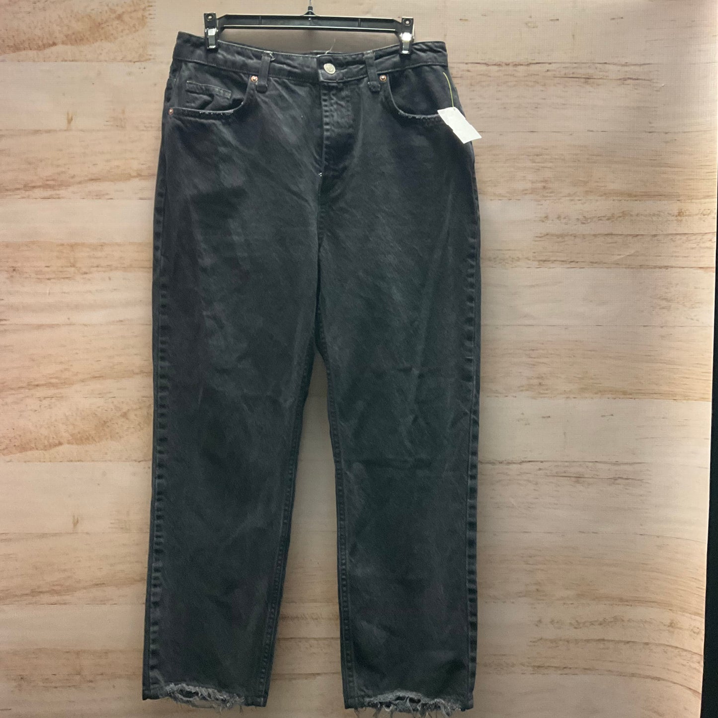 Jeans Straight By We The Free In Black Denim, Size: 6