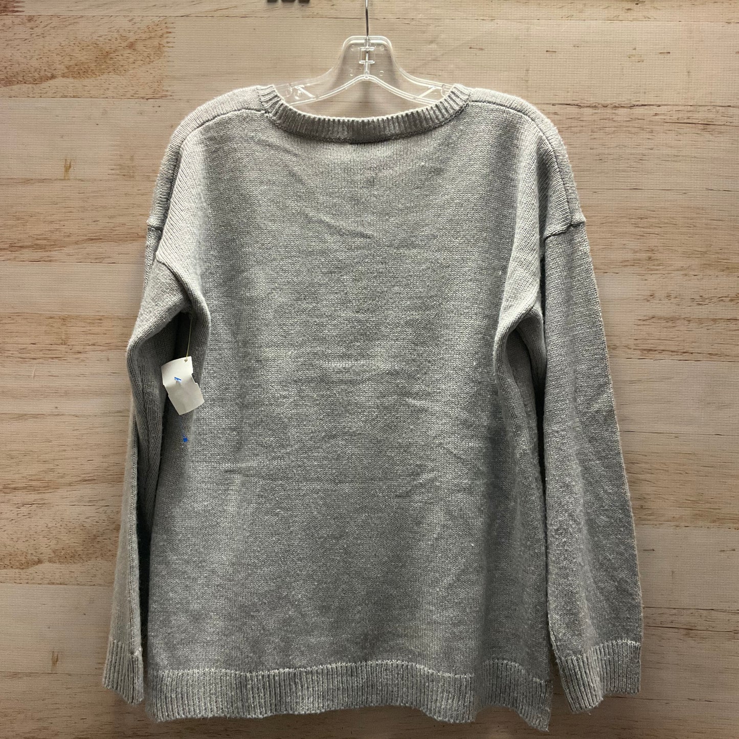 Sweater By Clothes Mentor In Grey, Size: Xl