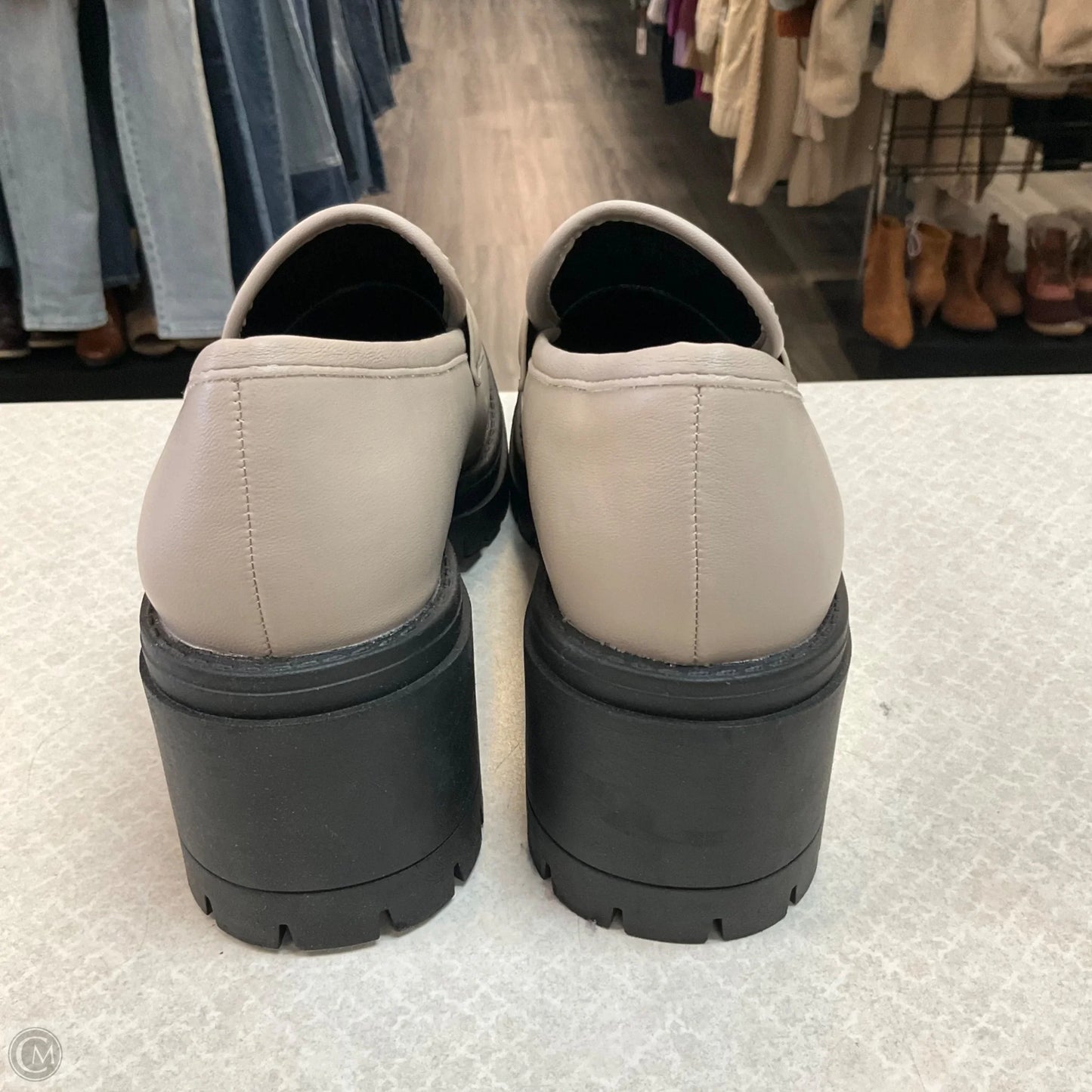 Shoes Heels Platform By Shu Shop In Taupe, Size: 8.5