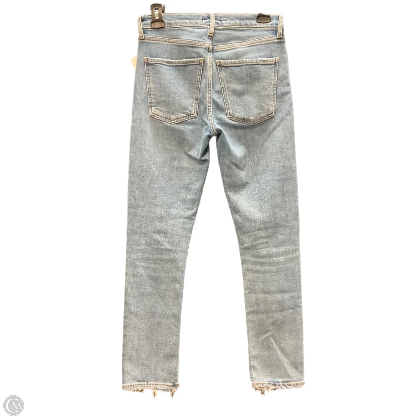 Jeans Straight By Agolde In Blue Denim, Size: 2
