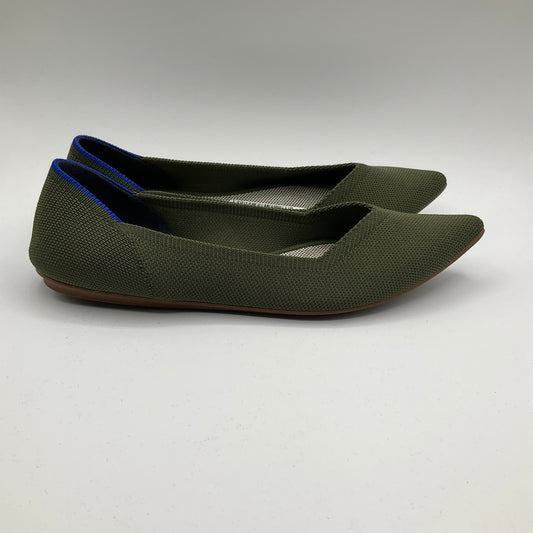 Shoes Flats By Rothys In Green, Size: 8