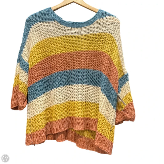 Sweater By Altard State In Striped Pattern, Size: S
