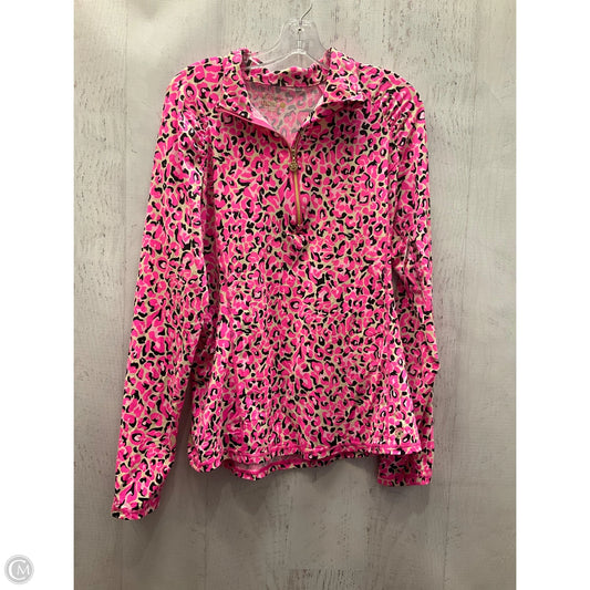 Top Long Sleeve Designer By Lilly Pulitzer In Animal Print, Size: Xl