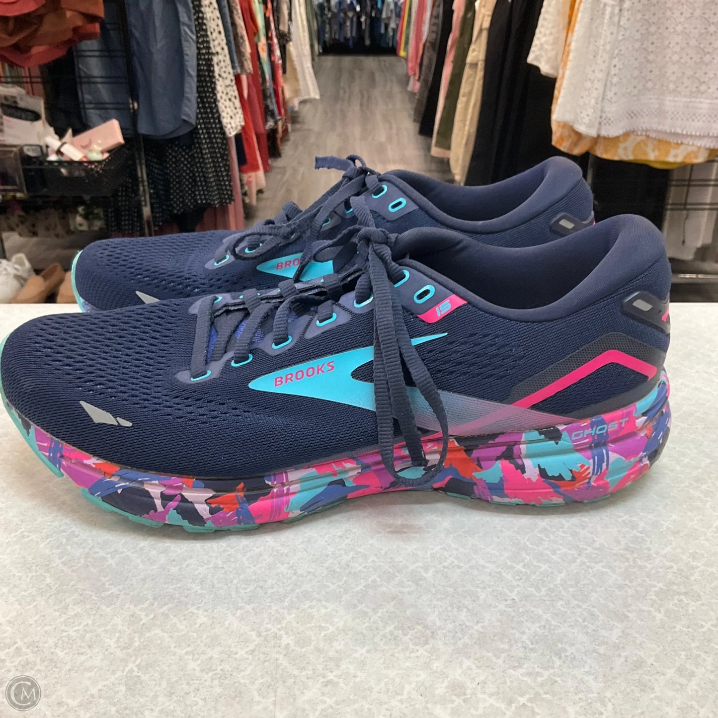 Shoes Athletic By Brooks In Blue, Size: 9.5