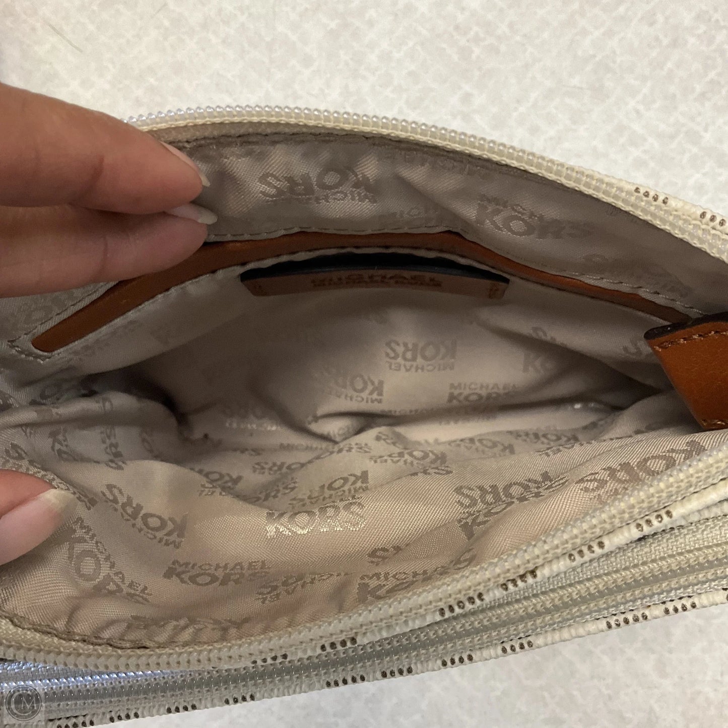Crossbody Designer By Michael Kors, Size: Small