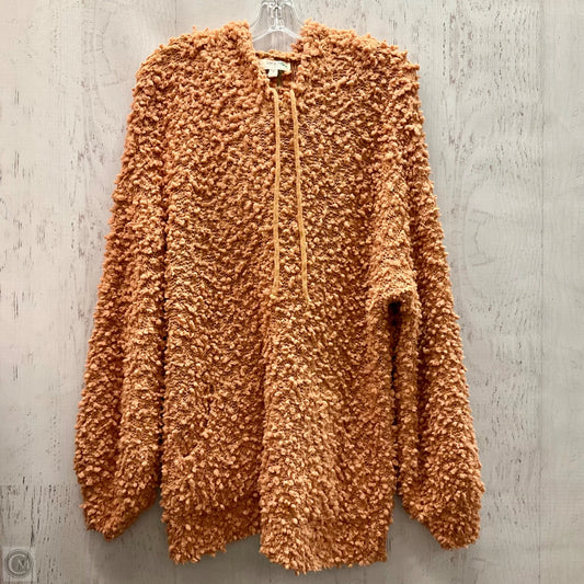 Sweatshirt Hoodie By Umgee In Orange, Size: M