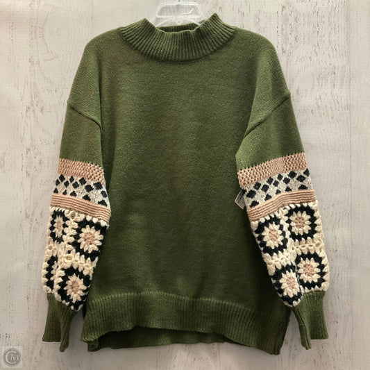 Sweater By Bibi In Green, Size: Xl