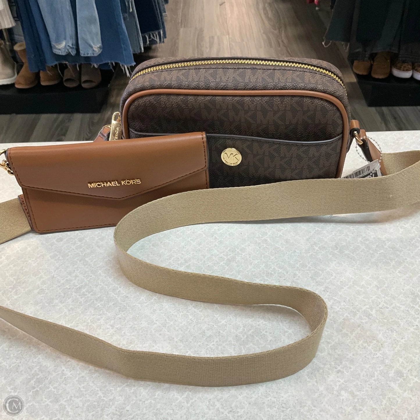 Crossbody Designer By Michael Kors, Size: Small