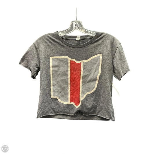Top Short Sleeve By Clothes Mentor In Grey, Size: Xs