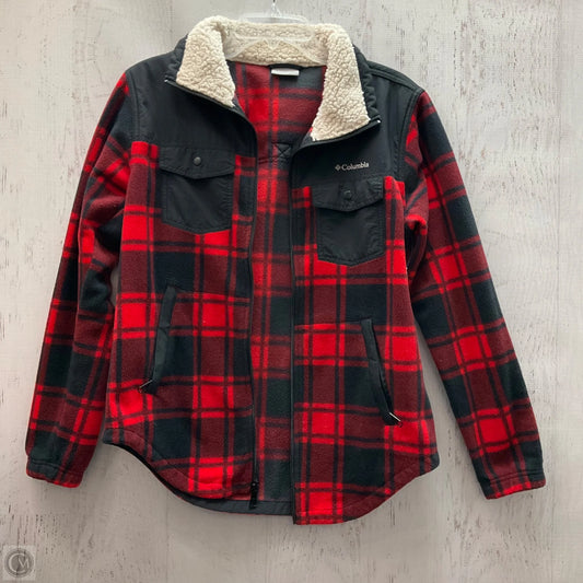 Jacket Fleece By Columbia In Plaid Pattern, Size: Xs